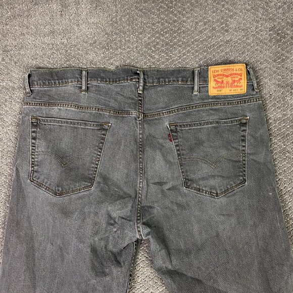 Levi's 569 Jeans Men's 40 x 30 Gray Black Fits 42 x 28 - Picture 3 of 14